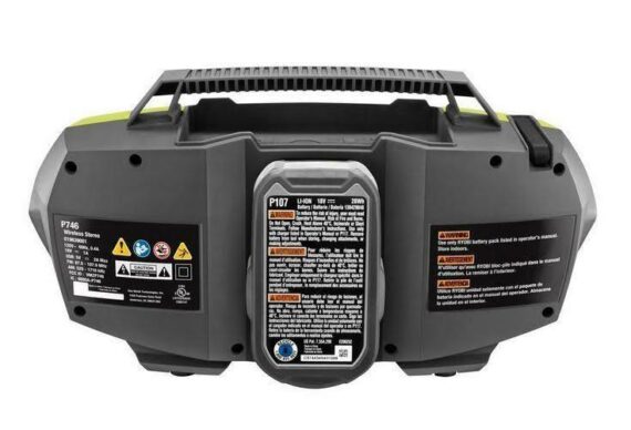 Ryobi One+ P746 18V Radio Dual Power Bluetooth