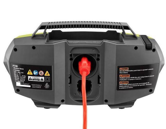 Ryobi One+ P746 18V Radio Dual Power Bluetooth