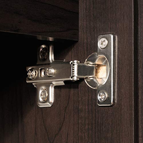 Sauder Large Storage Cabinet, Cinnamon Cherry Finish