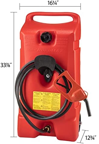 Scepter USA 6792 Duramax 14 Gallon Flo-N-Go Fuel Caddy, Red