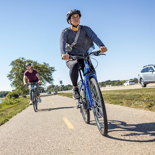 Schwinn GTX Comfort Adult Hybrid Bike  Men and Women  Dual Sport Bicycle  700c Wheels  Step-Through or Step-Over Lightweight Aluminum Frame