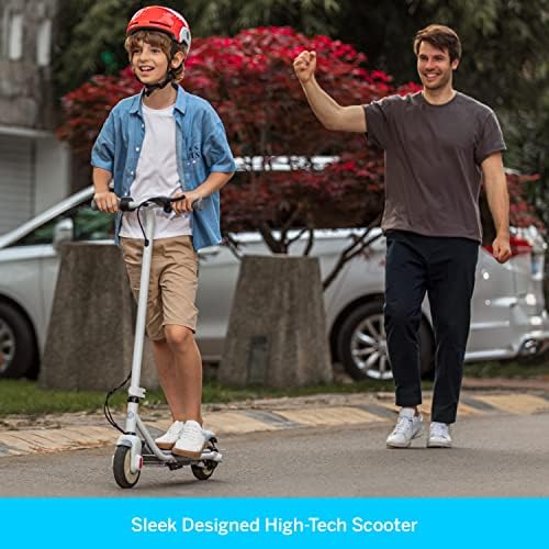 Segway Ninebot eKickScooter - Electric Scooter for Kids 6-14  w/t Adjustable Handlebar Height ( Only C2 Pro ) for Riders up to 132 lbs  Includes New Cruise Mode  UL-2272 Certified