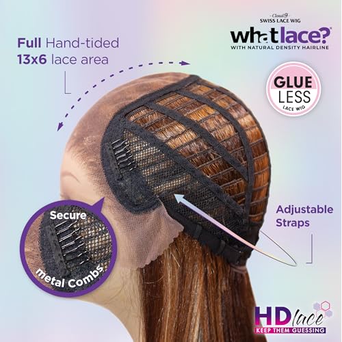 Sensationnel What lace 13x6 wigs - latisha synthetic wig cloud 9 with preplucked hairline hd lace - Whatlace Latisha (1B OFFBLACK)