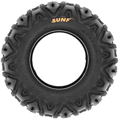Set of 4 SunF Power.I ATV UTV all-terrain Tires 25x8-12 Front & 25x10-12 Rear  6 PR  Tubeless A033