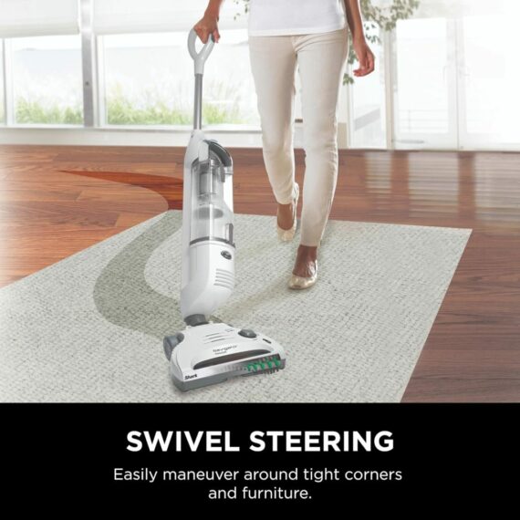 Shark SV1106 Navigator Freestyle Cordless Stick Vacuum, Lightweight, White/Grey, for Carpet & Pet Hair