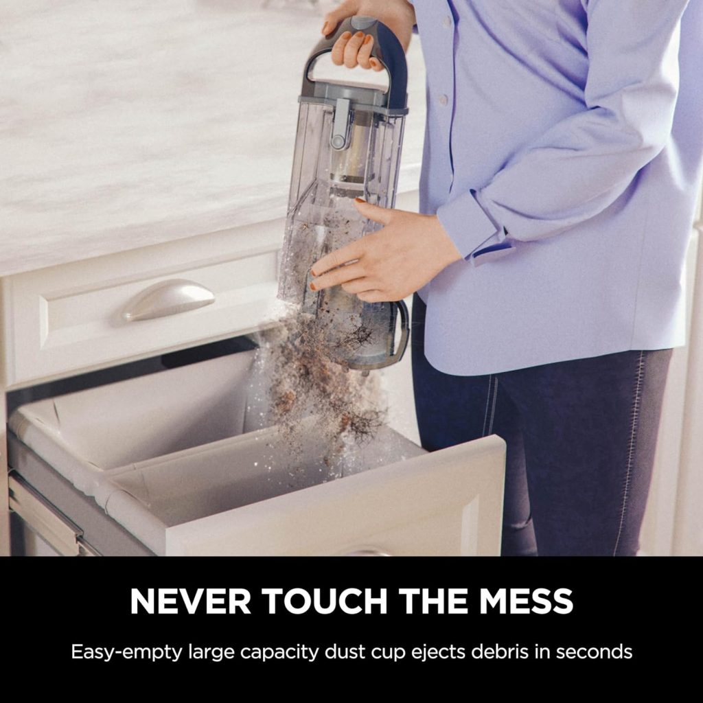 Shark SV1106 Navigator Freestyle Cordless Stick Vacuum, Lightweight, White/Grey, for Carpet & Pet Hair