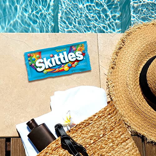 SKITTLES Tropical Summer Chewy Candy Assortment  36 Ct Bulk Candy Box
