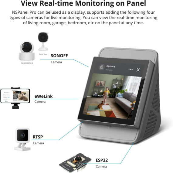 SONOFF NSPanel Pro Smart Home Control Panel with Zigbee Gateway, Wi-Fi, Thermostat & Intercom