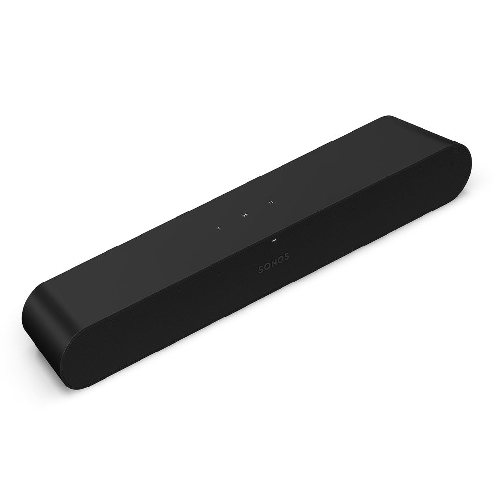 Sonos Ray Compact Soundbar - Clear Dialogue, Deep Bass, Easy Setup for TV, Music & Gaming
