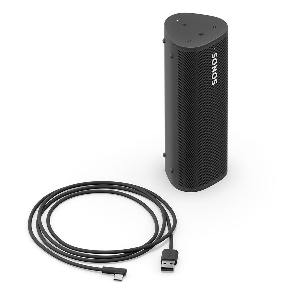 Sonos Roam Portable Smart Speaker, WiFi & Bluetooth, 10-Hour Playtime, Waterproof, App & Voice Controlled