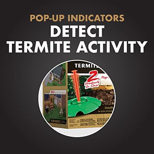 Spectracide Terminate Termite Detection & Killing Stakes  Kills Foraging Termites  Detects Termite Activity  15 Count