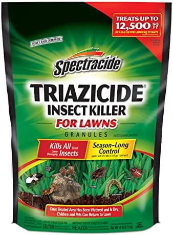 Spectracide Triazicide Insect Killer For Lawns Granules  10 lb Bag (Pack of 4)   Kills All Listed Lawn-Damaging Insects