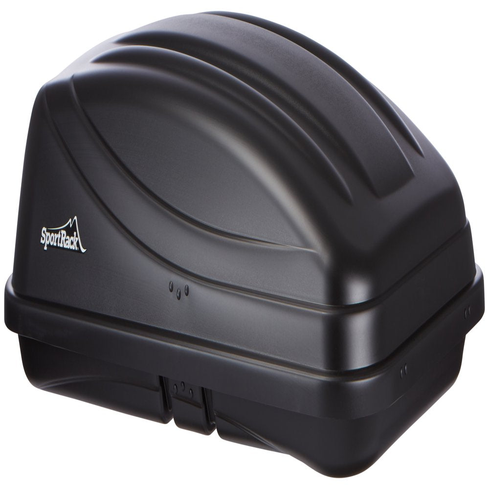 SportRack SR7040 Getaway L Roof-Mount Cargo Box, 15 Cu Ft, Black, UV-Resistant HDPE, Lockable