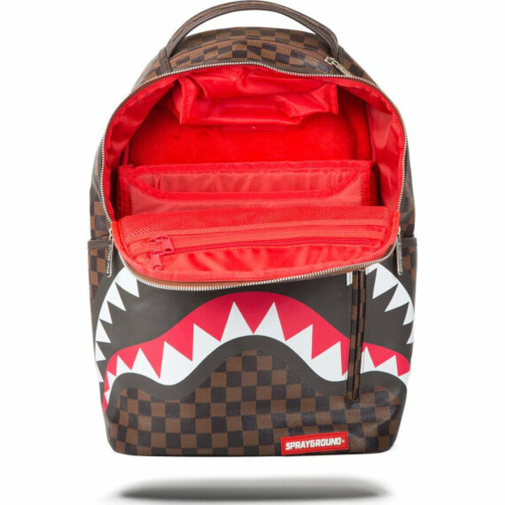 Sprayground Sharks In Paris Backpack | Brown/Black