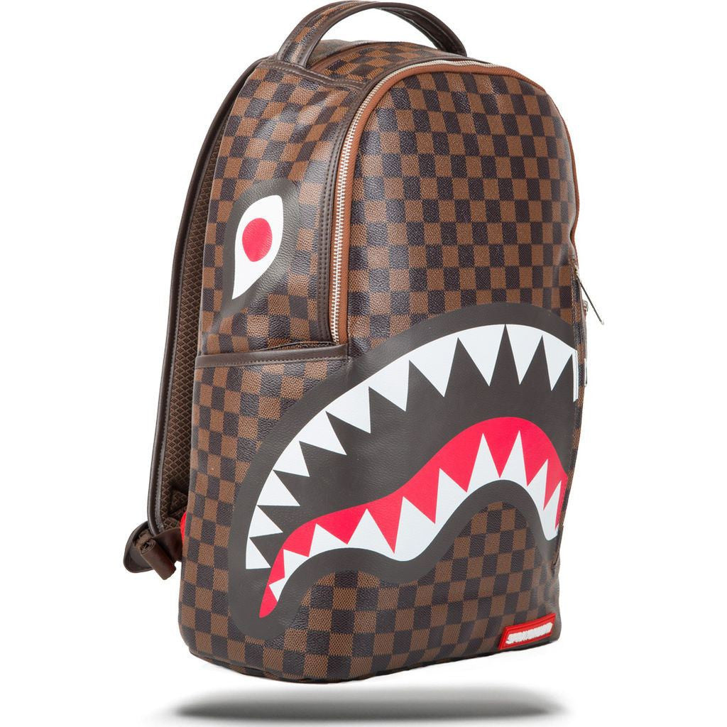 Sprayground Sharks In Paris Backpack | Brown/Black