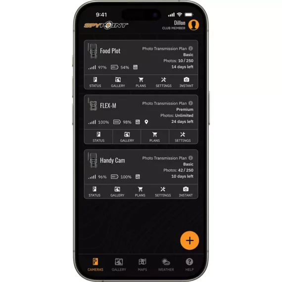 SpyPoint Flex-M Trail Camera Twin Pack, 28MP, 0.4s Trigger, Infrared Flash, SD Cards Included