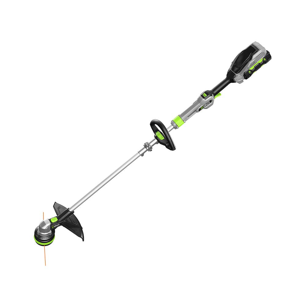 ST1511T 15-Inch 56-Volt Lithium-Ion Cordless String Trimmer Kit Alu Foldable Shaft Battery and Charger Included, 15in Powerload/Telescopic/Gauge(2.5AH), Black