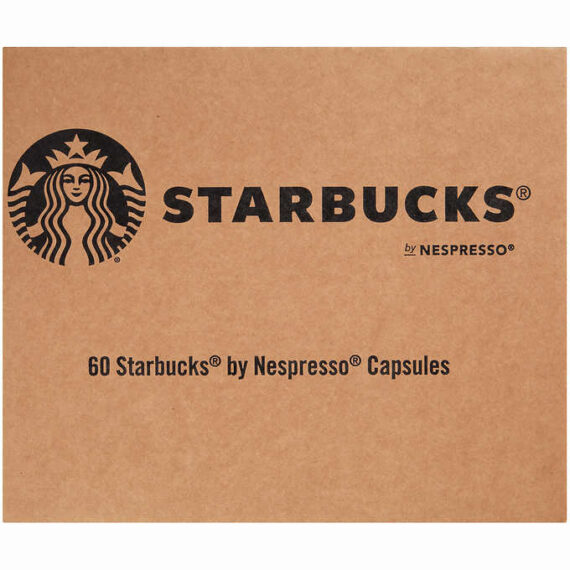 Starbucks by Nespresso Espresso Roast Capsules, Dark Roast, 60 Count, Compatible with Original Line Machines