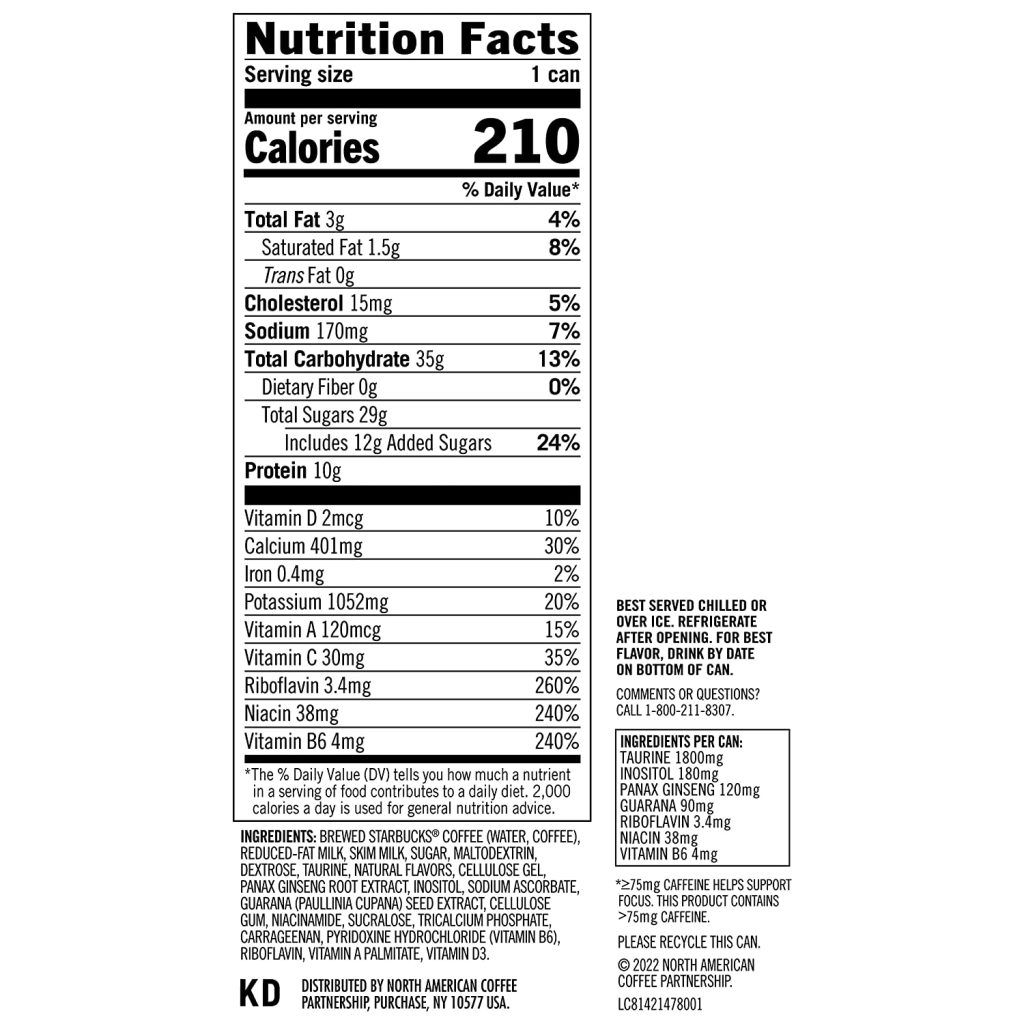 Starbucks Doubleshot Energy Mocha Espresso Coffee, 15 oz Cans, 12 Pack