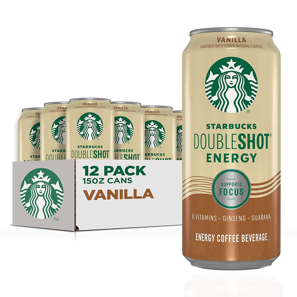 Starbucks Doubleshot Vanilla Espresso Energy Drink 15oz, 12-Pack Cans