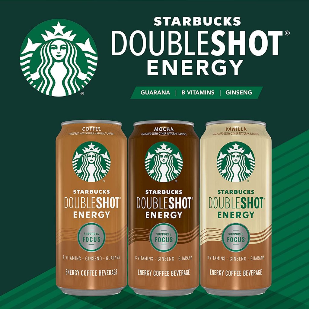Starbucks Doubleshot Vanilla Espresso Energy Drink 15oz, 12-Pack Cans