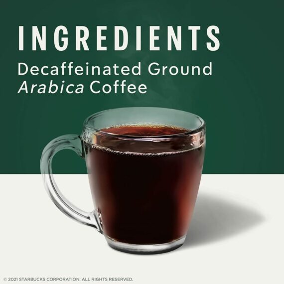 Starbucks VIA Instant Decaf Italian Roast Coffee, Dark Roast, 100% Arabica, 50 Packets
