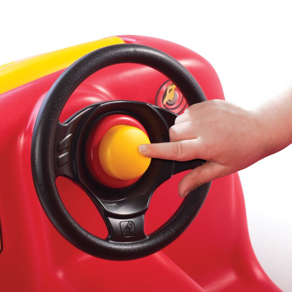 Step2 Push Around Buggy Ride On Car, 10th Anniversary Edition, Red, Toddler Stroller with Seatbelt & Storage