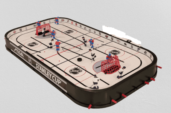 STIGA NHL Stanley Cup Table Hockey Game - 3D Players, Scale Rink, 3 Teams, Officially Licensed by NHL