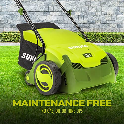 Sun Joe 12-Amp 13-Inch Electric Dethatcher and Scarifier w/Removeable 8-Gallon Collection Bag