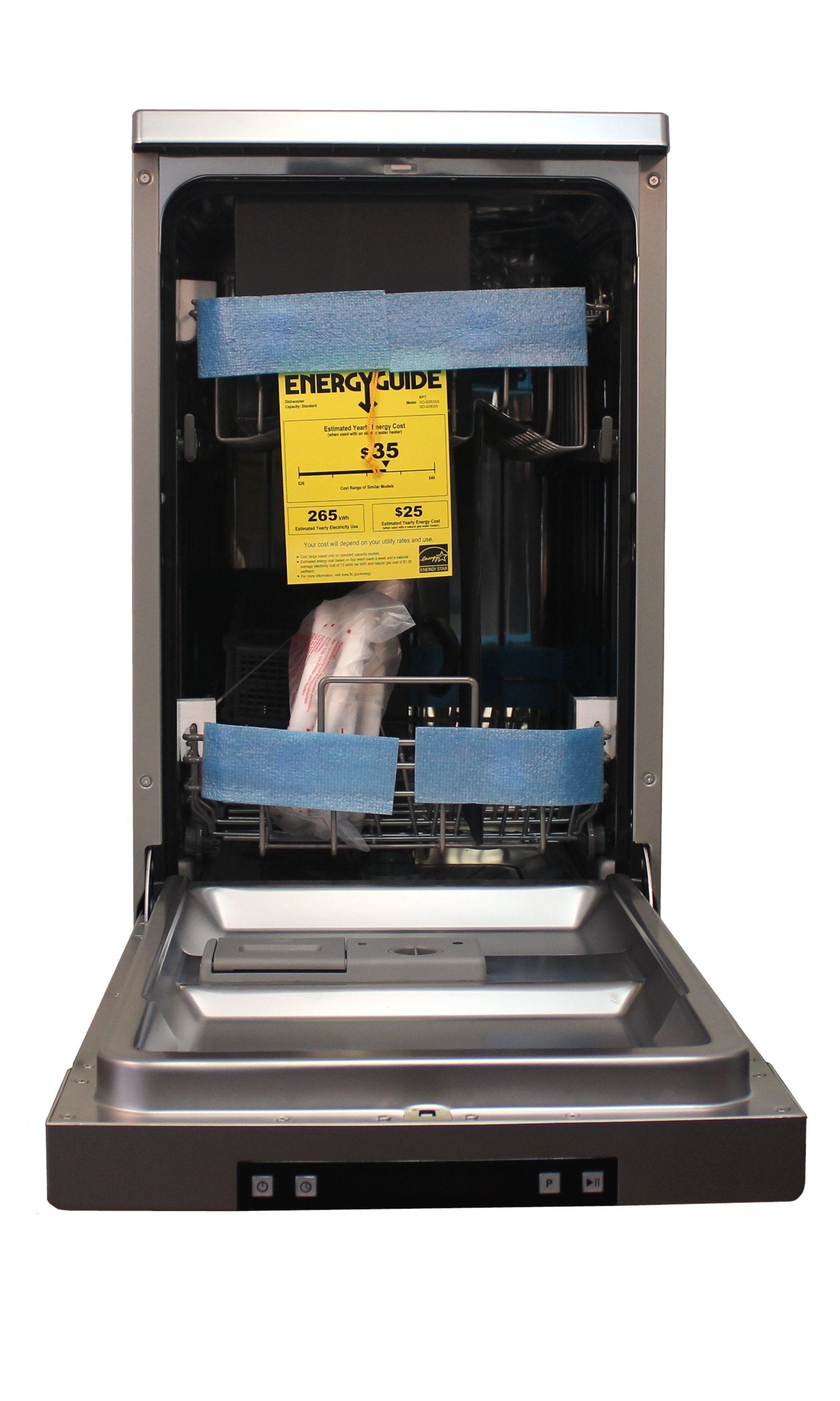 Sunpentown 18" Energy Star Portable Dishwasher – Stainless Steel New