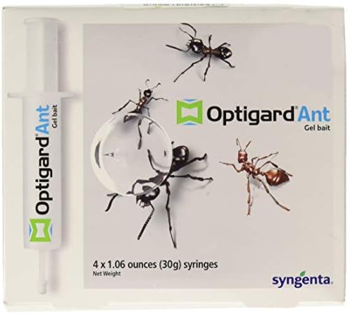 Syngenta – TRTD11568 – Optigard Ant Bait Gel Box – 4 Tubes w/ Plunger – 30g each tube  White