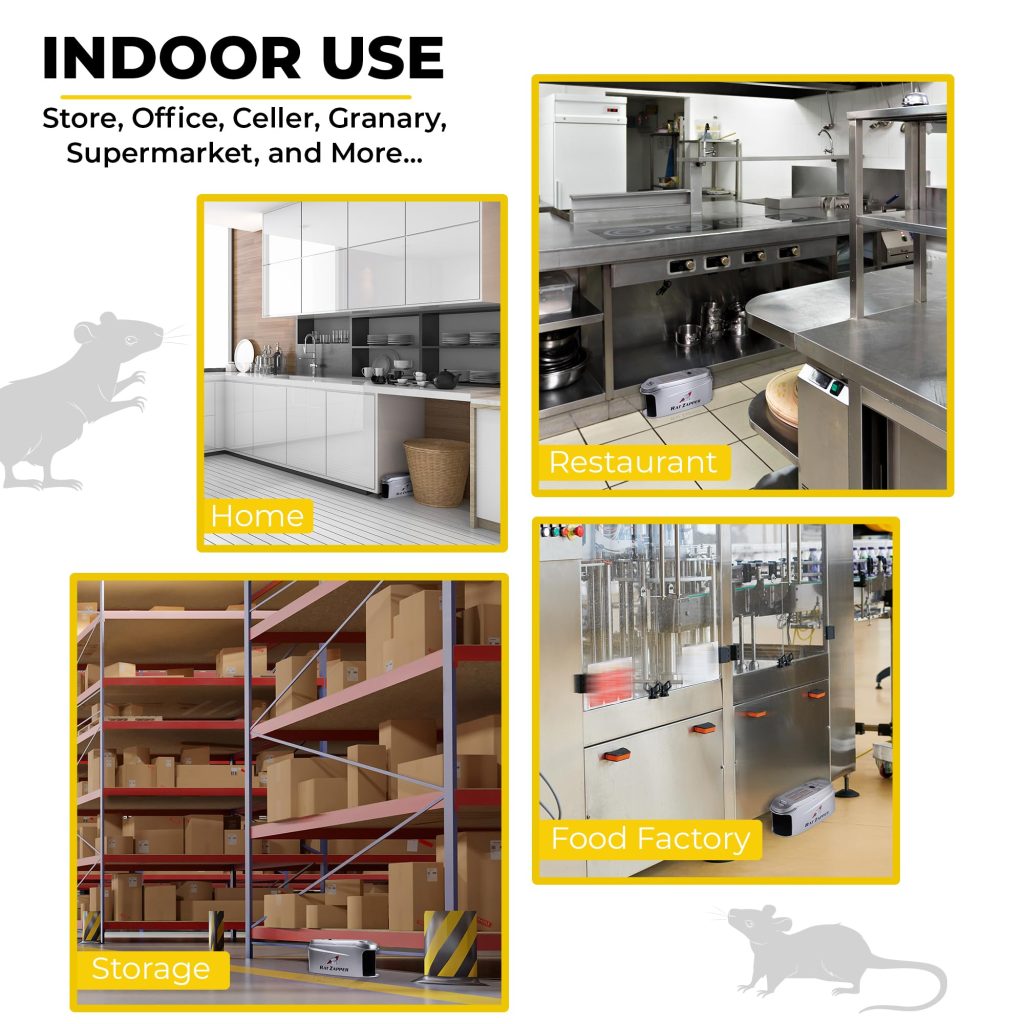 Teal Elite Electric Mouse Trap, Silver, Indoor Rodent Zapper with LED Alert, Modern Style, Model RZ100-B