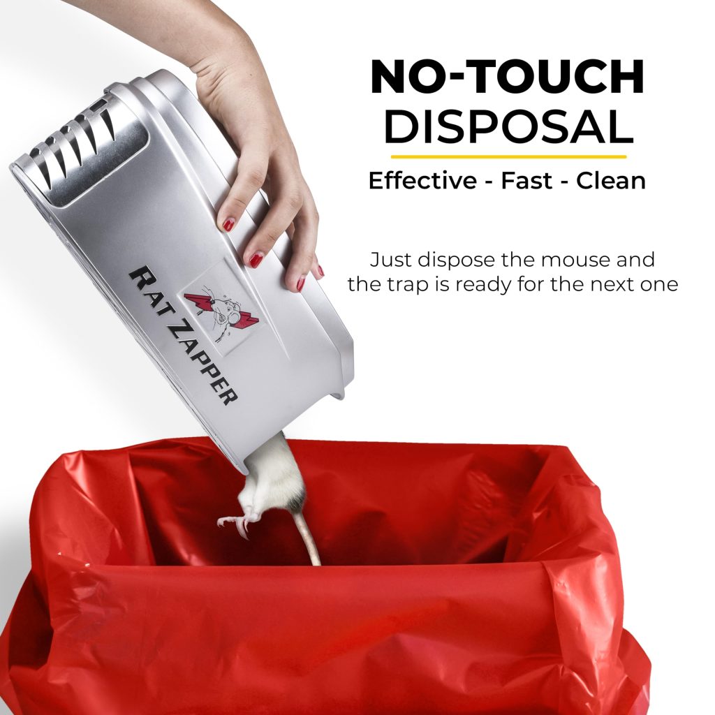 Teal Elite Electric Mouse Trap, Silver, Indoor Rodent Zapper with LED Alert, Modern Style, Model RZ100-B