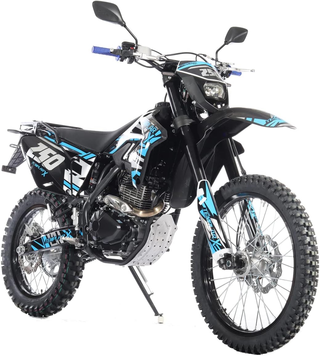 Templar X 250cc 6 Speed Dirt Bike with Zongshen Engine Pit Bike Gas Dirt Bikes