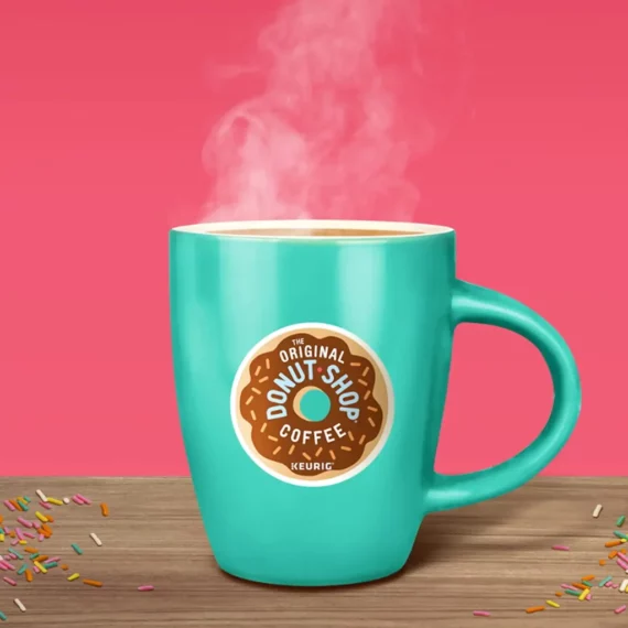 The Original Donut Shop Decaf Medium Roast K-Cup Pods, 96 Count - Compatible with Keurig, Kosher Certified, Recyclable