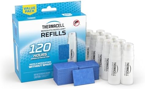 Thermacell Mosquito Repellent Refills; Compatible with Any Fuel-Powered Thermacell Repeller; Highly Effective  Long Lasting  No Spray or Mess; 15 Foot Zone of Mosquito Protection