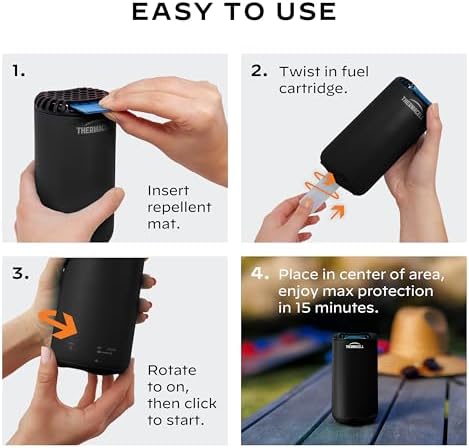 Thermacell Mosquito Repellent Refills; Compatible with Any Fuel-Powered Thermacell Repeller; Highly Effective  Long Lasting  No Spray or Mess; 15 Foot Zone of Mosquito Protection