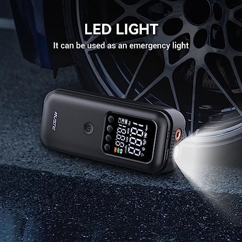 Tire Inflator Portable Air Compressor 3X Faster Cordless Air Pump 20000mAh for Inflatables 12V DC Bike Pump Digital 150PSI Pressure Gauge LED Light for Car Bicycle Ball Car Accessories