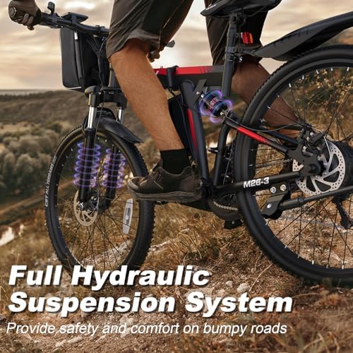 VARUN Electric Bike - Foldable Ebikes for Adults Peak 750W Motor?Folding Electric Bikes with 48V Removable Battery? Up to 20+ MPH & 50 Mile Range  21-Speed Gears & Dual Hydraulic Suspension