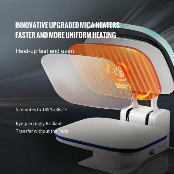 VEVOR Auto Heat Press Machine 12"x15" with Auto Release, Easy Control, Even Heating, for T-Shirts & More