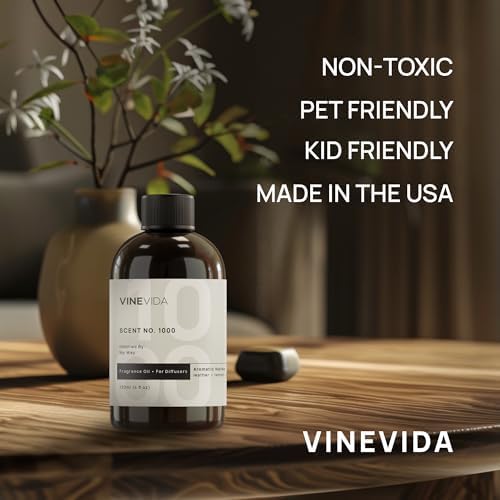 VINEVIDA [32 Fl Oz] Scent ? 1000 Inspired by My Way Fragrance Oil for Cold Air Diffuser - Hotel Collection Diffuser Oil - Essential Oils for Diffuser Oil Refill & Air Freshener Room Spray