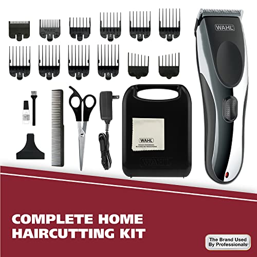 Wahl Clipper Rechargeable Cord/Cordless Haircutting & Trimming Kit for Men - for Heads  Longer Beards & All Body Grooming - Model 79434