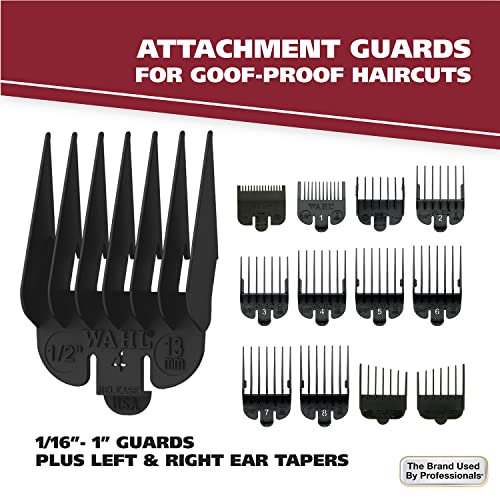 Wahl Clipper Rechargeable Cord/Cordless Haircutting & Trimming Kit for Men - for Heads  Longer Beards & All Body Grooming - Model 79434