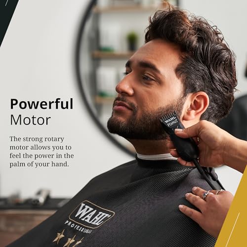 Wahl Professional Black Peanut Trimmer  Compact Hair Clipper/Trimmer  Lightweight & Compact  Corded