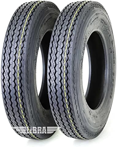 WANDA Set of 2 4.8-12 4.8x12 4.80-12 4.80x12 480-12 4.80-12 Highway Boat Motorcycle Trailer Tires 6PR Load Range C 11031