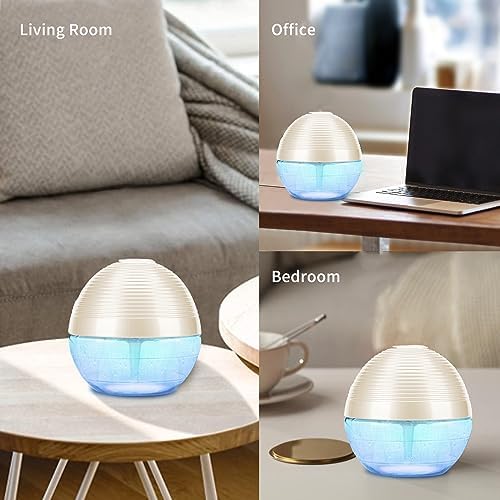 Water-Based Purifier Air Washer  Air Revitalizer & Freshener  Air Fresher with 6 Colorful lights for Rooms (White)