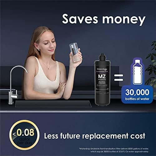 Waterdrop RF10-MZ Replacement Filter Cartridge For 10UB-MZ/10UA/10UB Under Sink Water Filter  8K Gallons High Capacity