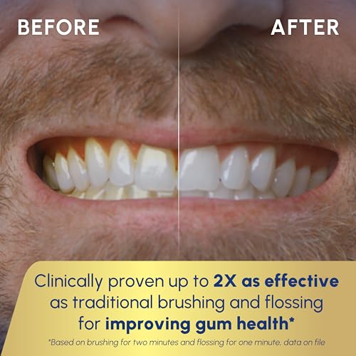 Waterpik Sonic-Fusion 2.0 Professional Flossing Toothbrush  Electric Toothbrush and Water Flosser Combo In One  White SF-04  Packaging May Vary