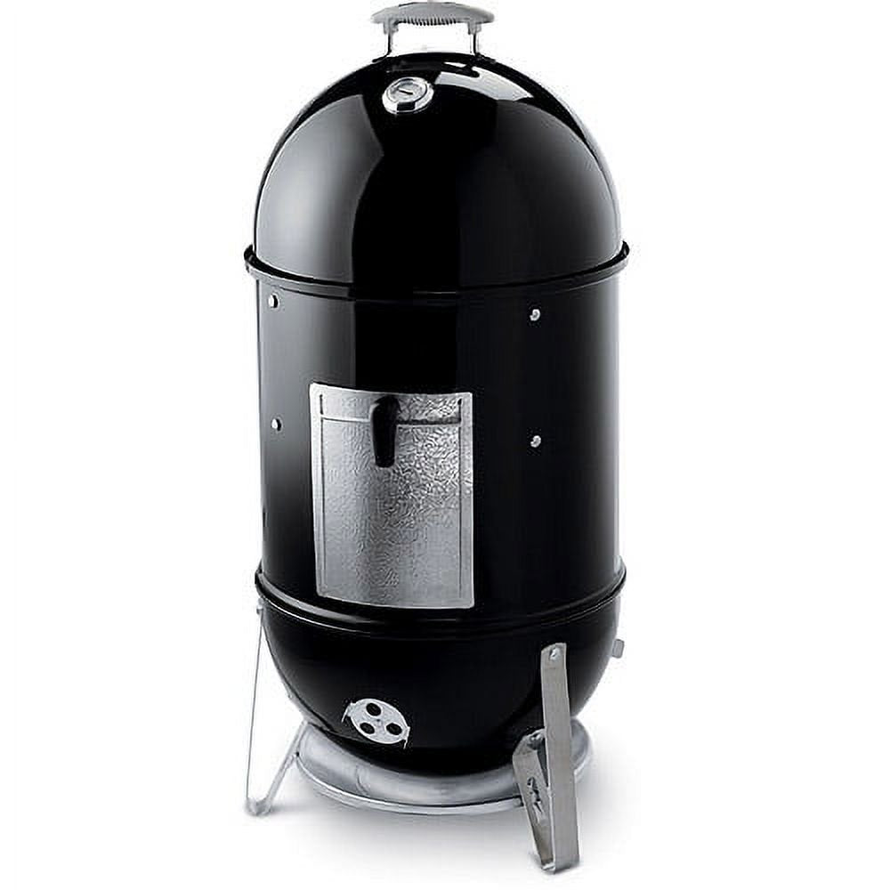 Weber Smokey Mountain Cooker 18.5" Smoker, Porcelain-Coated, Built-In Thermometer, 481 Sq. In. Cooking Area