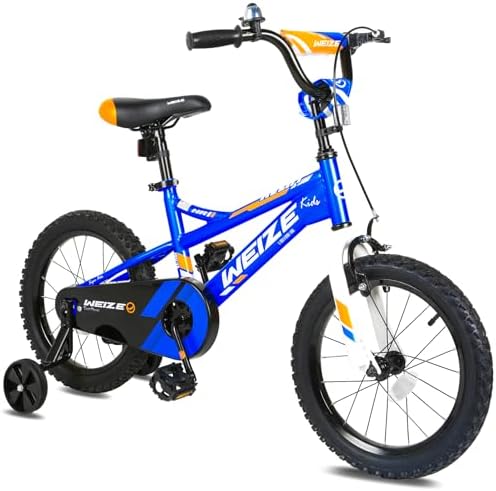 WEIZE Kids Bike 16 20 Inch Children Bicycle for Boys Girls Ages 4-12 Years Old  Rider Height 38-60 Inch  Coaster Brake  Multiple Color Options